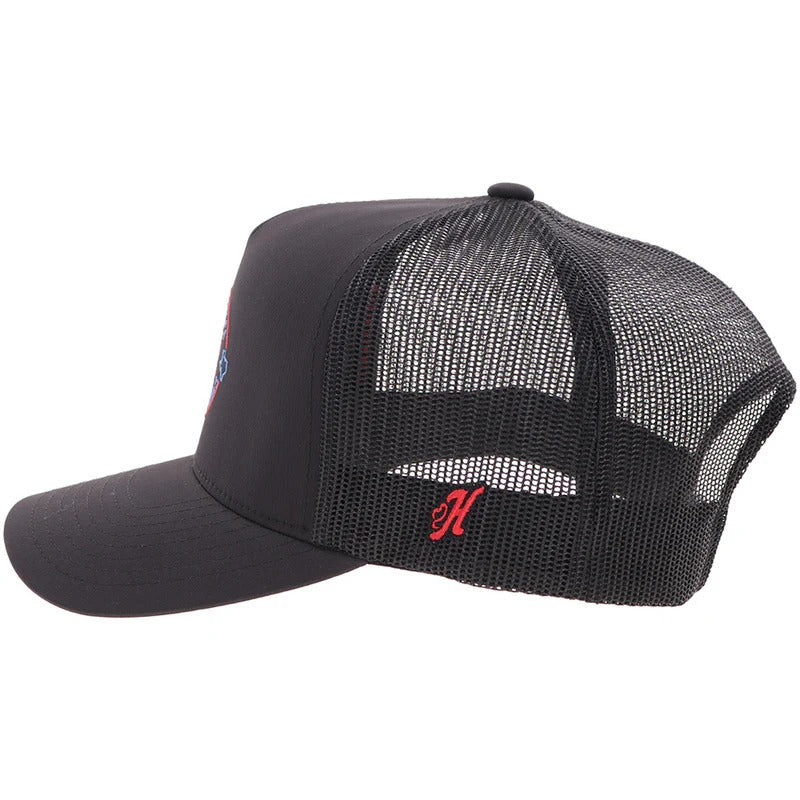 The Neon Light Lone Star Hat by Hooey in Black