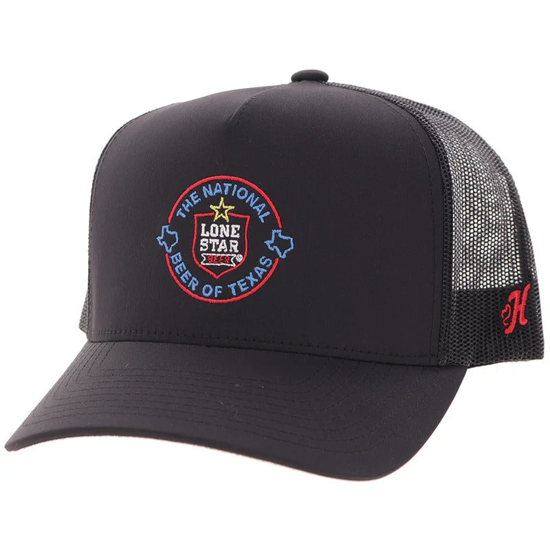 The Neon Light Lone Star Hat by Hooey in Black