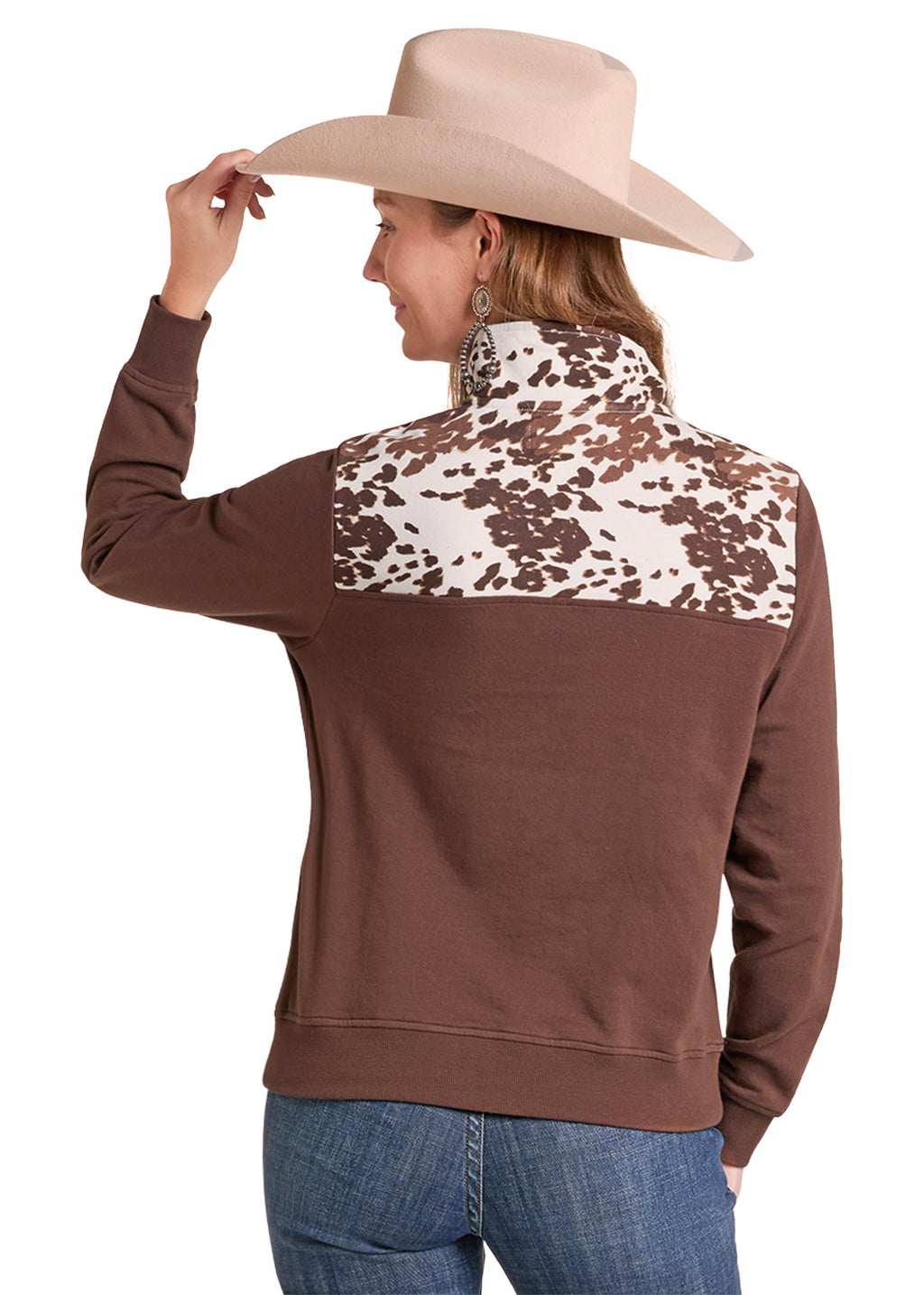 The Coco Cow Quarter Zip Sweatshirt By Panhandle Slim
