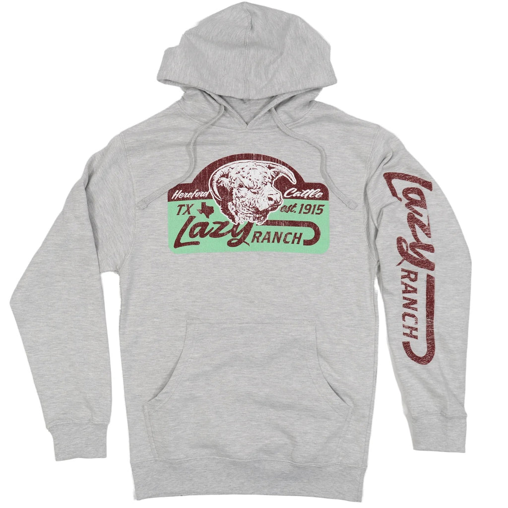 The Albany Grey Hoodie by Lazy J Ranch