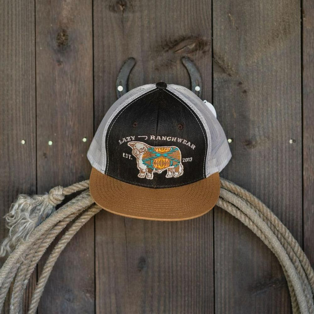 The Apache Bull Trucker Cap by Lazy J Ranch