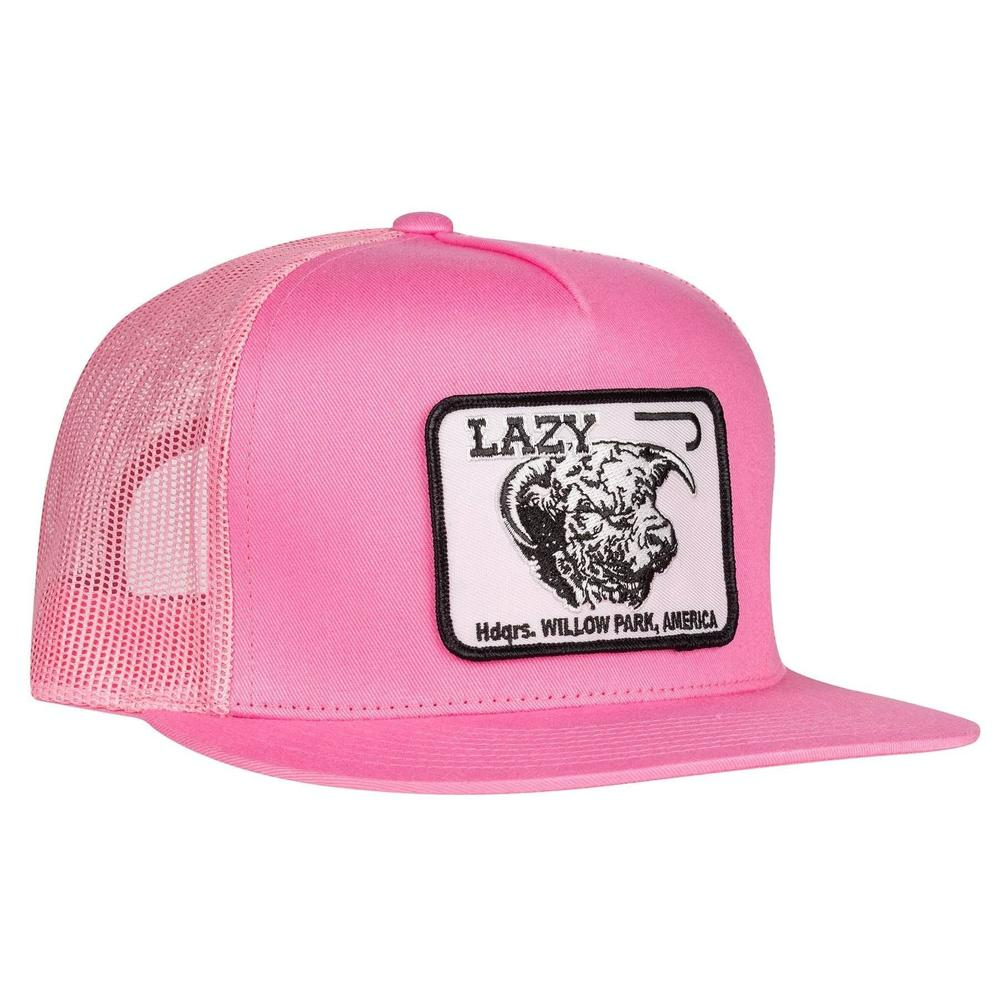 The Bubblegum Bull Trucker Cap by Lazy J Ranch
