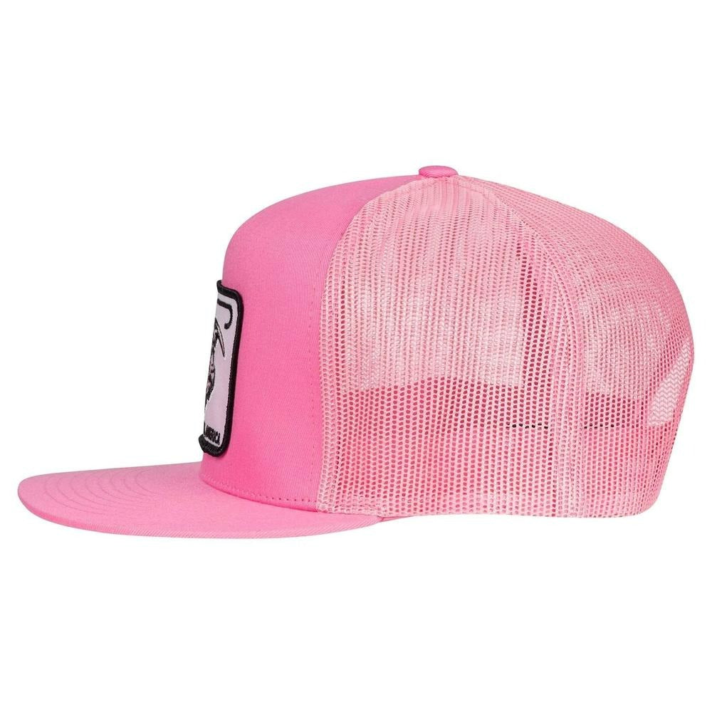 The Bubblegum Bull Trucker Cap by Lazy J Ranch