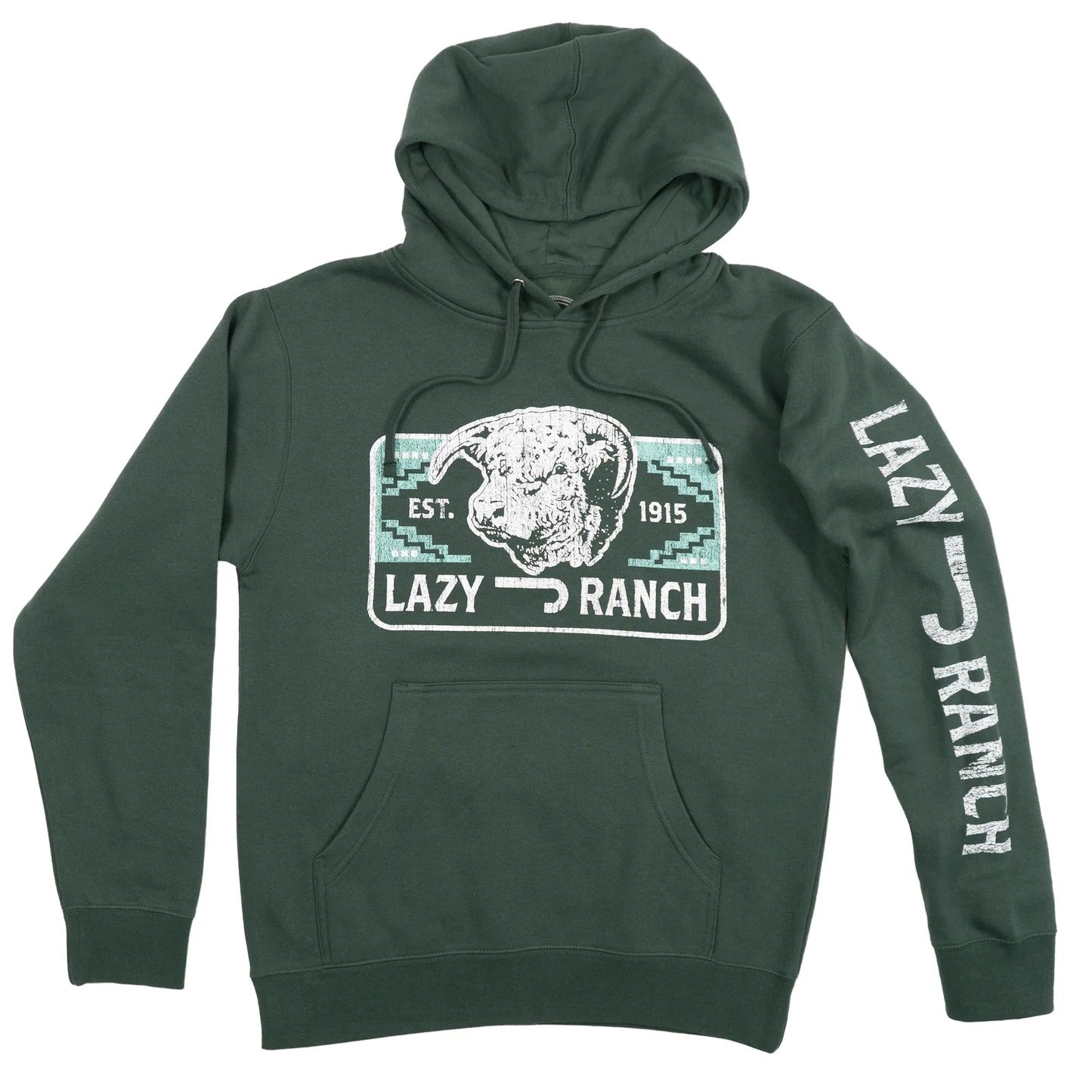 The Presidio Alpine Green Hoodie by Lazy J Ranch