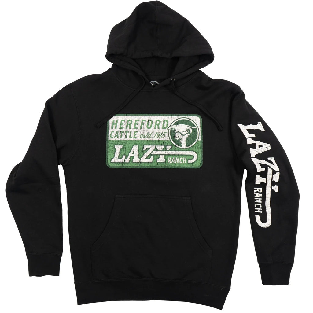 The Ranch Ready Black Hoodie by Lazy J Ranch