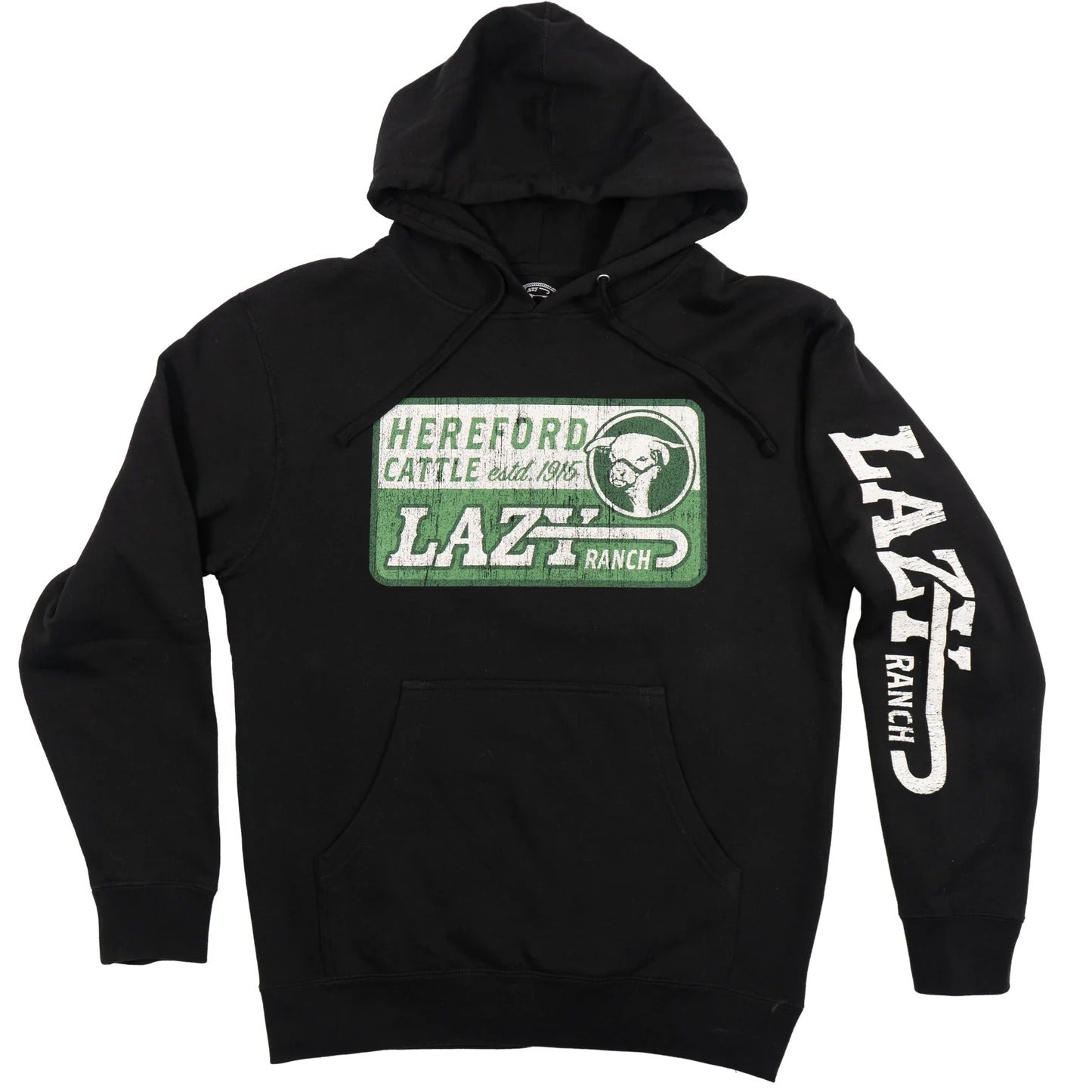 The Ranch Ready Black Hoodie by Lazy J Ranch