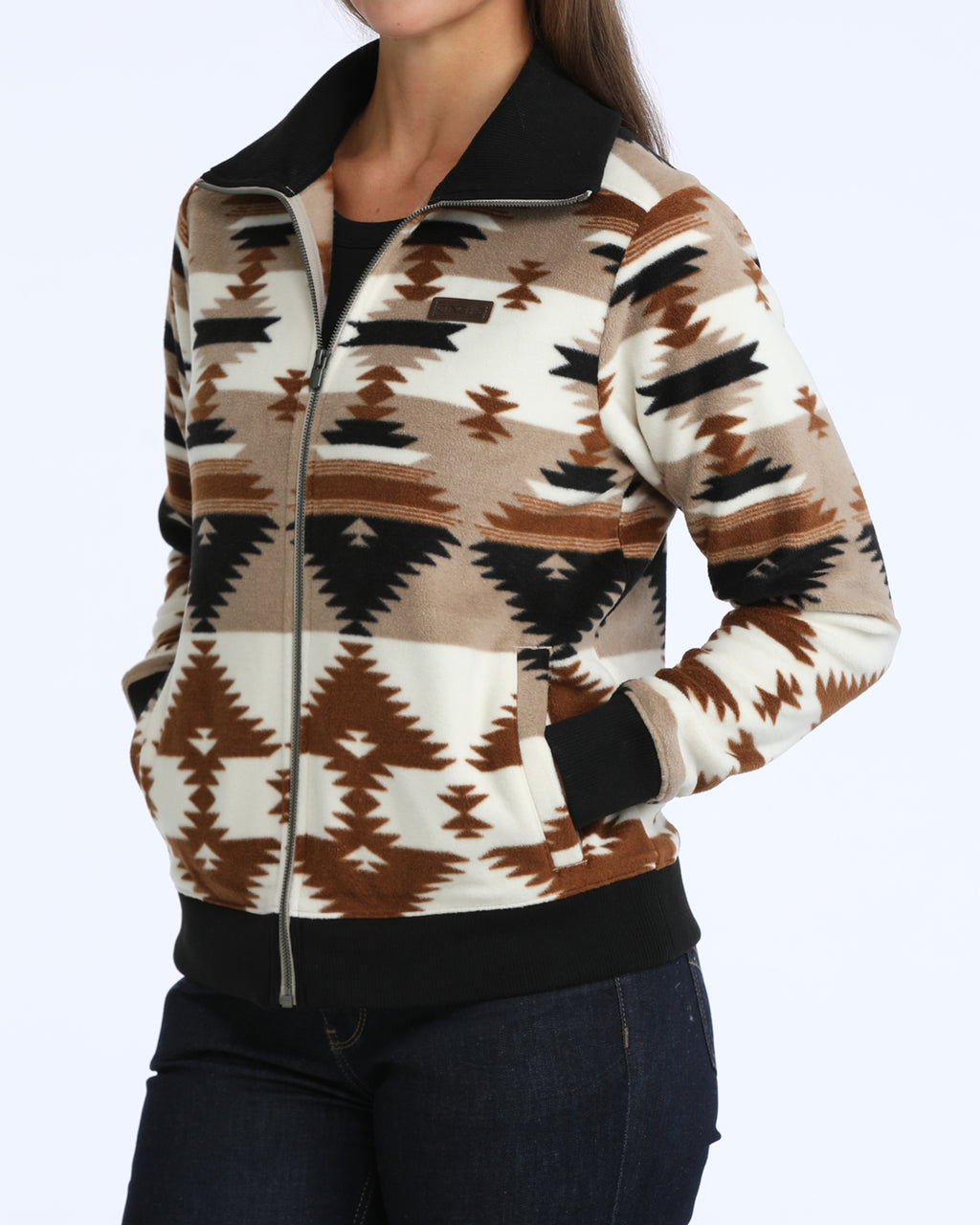 The Della Rae Fleece Sweater by Cinch