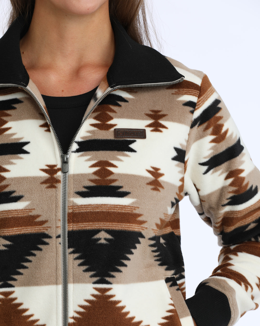 The Della Rae Fleece Sweater by Cinch