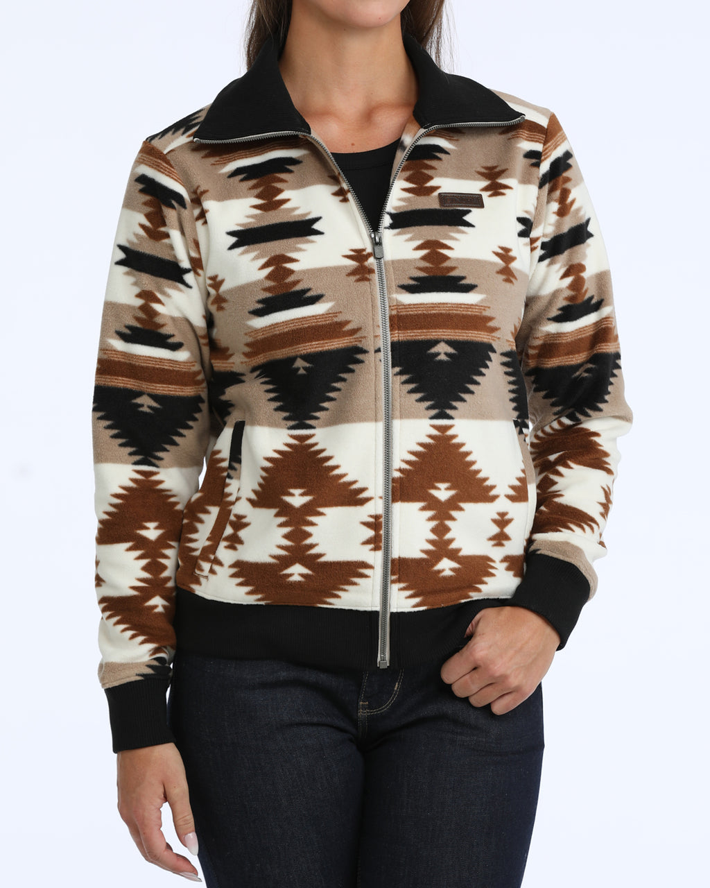The Della Rae Fleece Sweater by Cinch