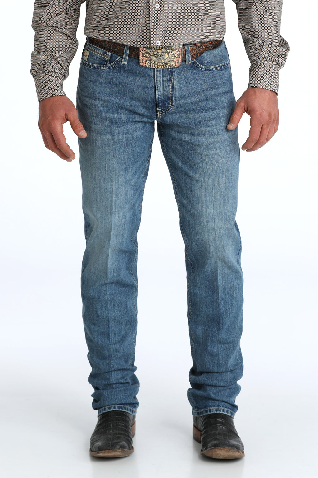 The Jesse James Jeans by Cinch in Medium Stone