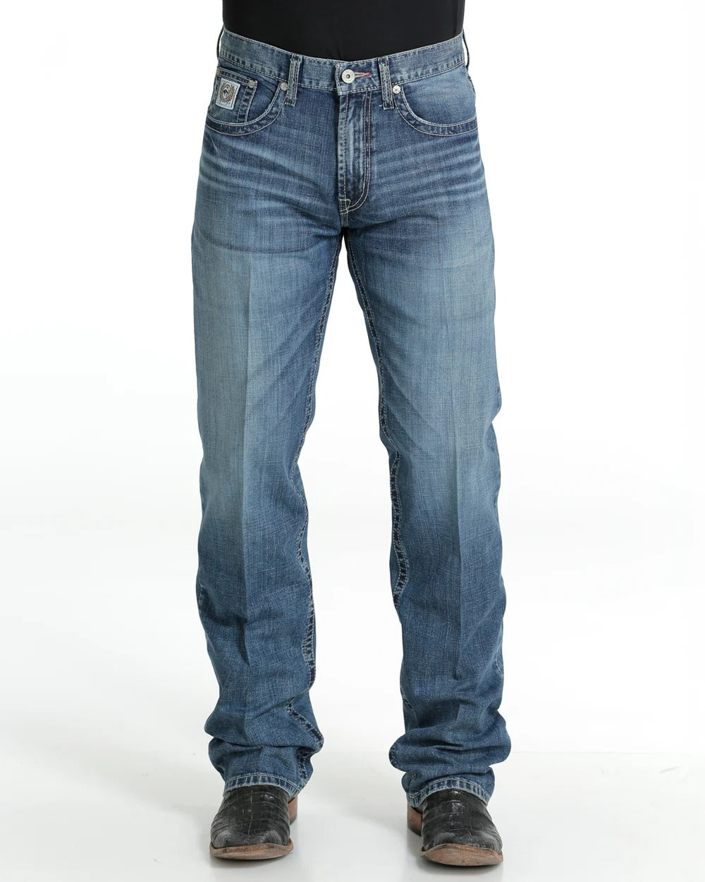 Cinch 045 Performance White Label Jeans in Medium Stone