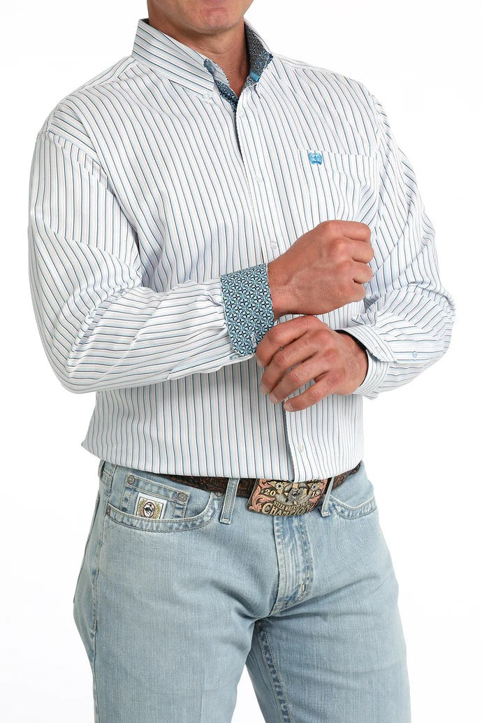 The Nightshift Long Sleeve Button Up by Cinch