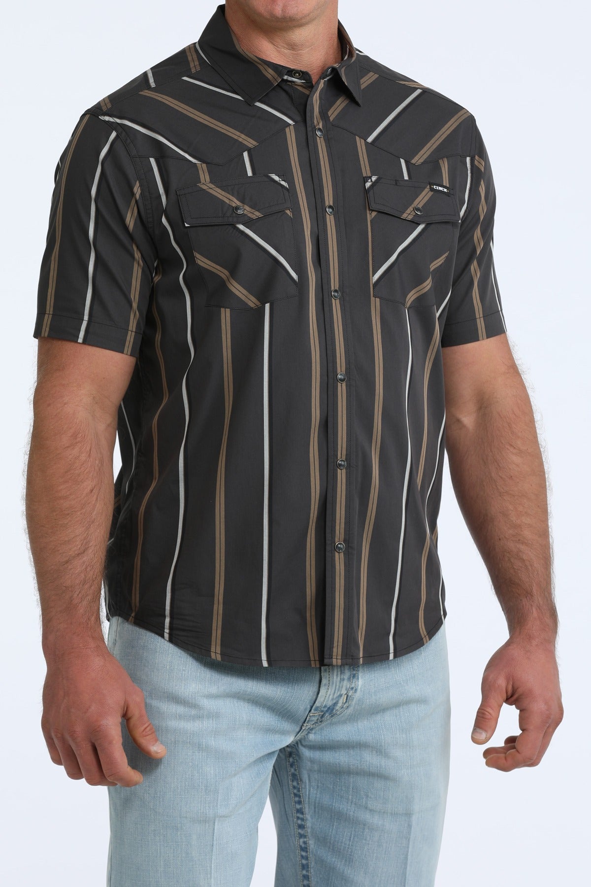The Busted Bronco Short Sleeve Pearl Snap by Cinch