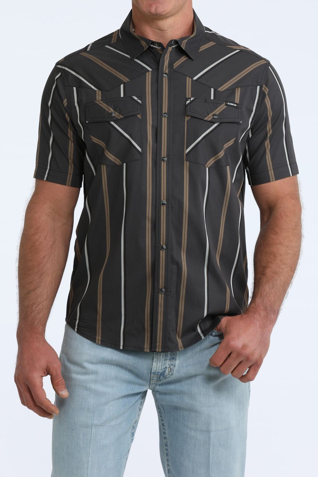 The Busted Bronco Short Sleeve Pearl Snap by Cinch