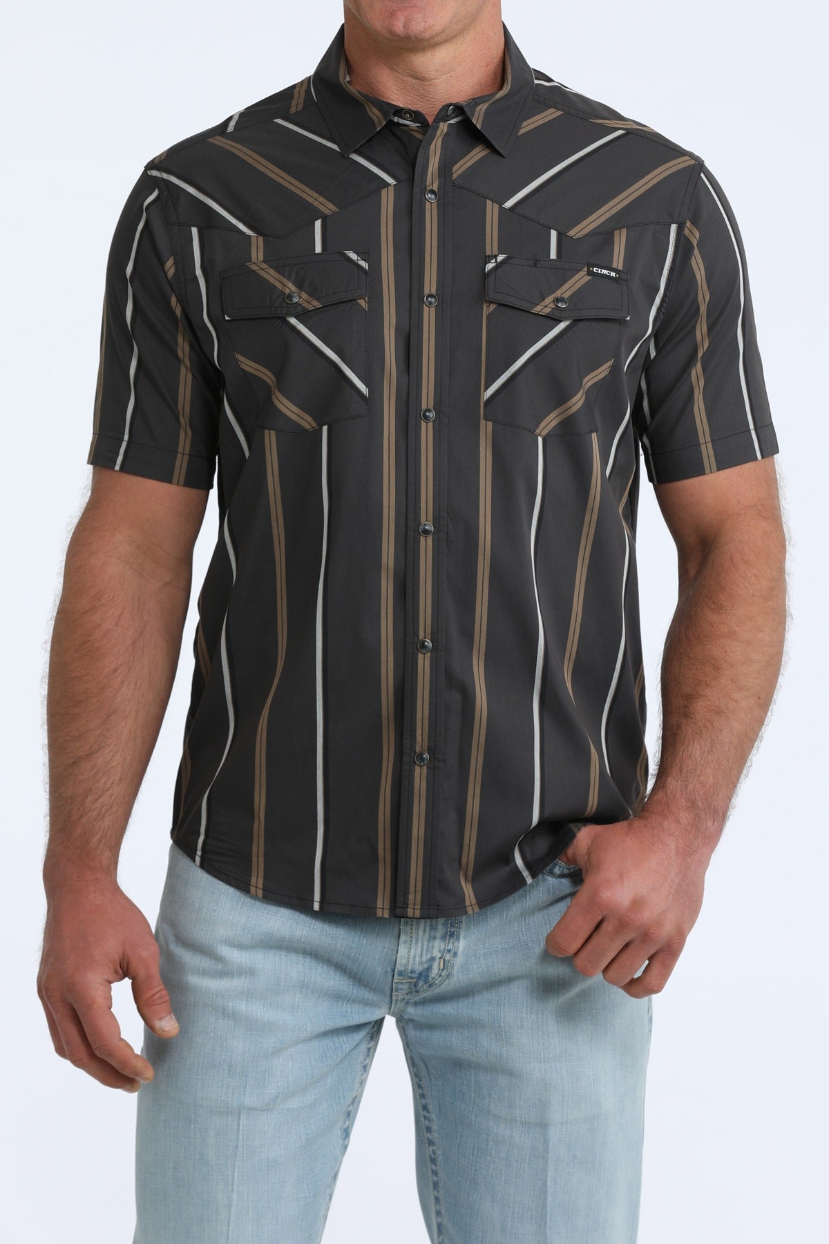 The Busted Bronco Short Sleeve Pearl Snap by Cinch