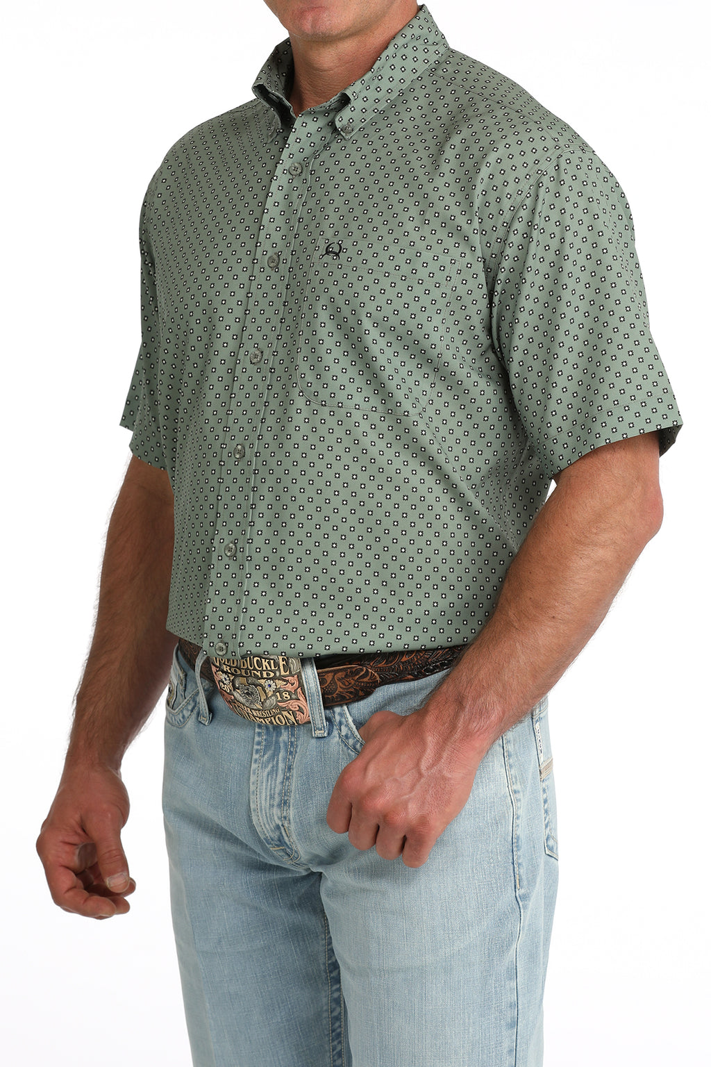 The High Class Cattlemen Arenaflex Button Up Shirt by Cinch