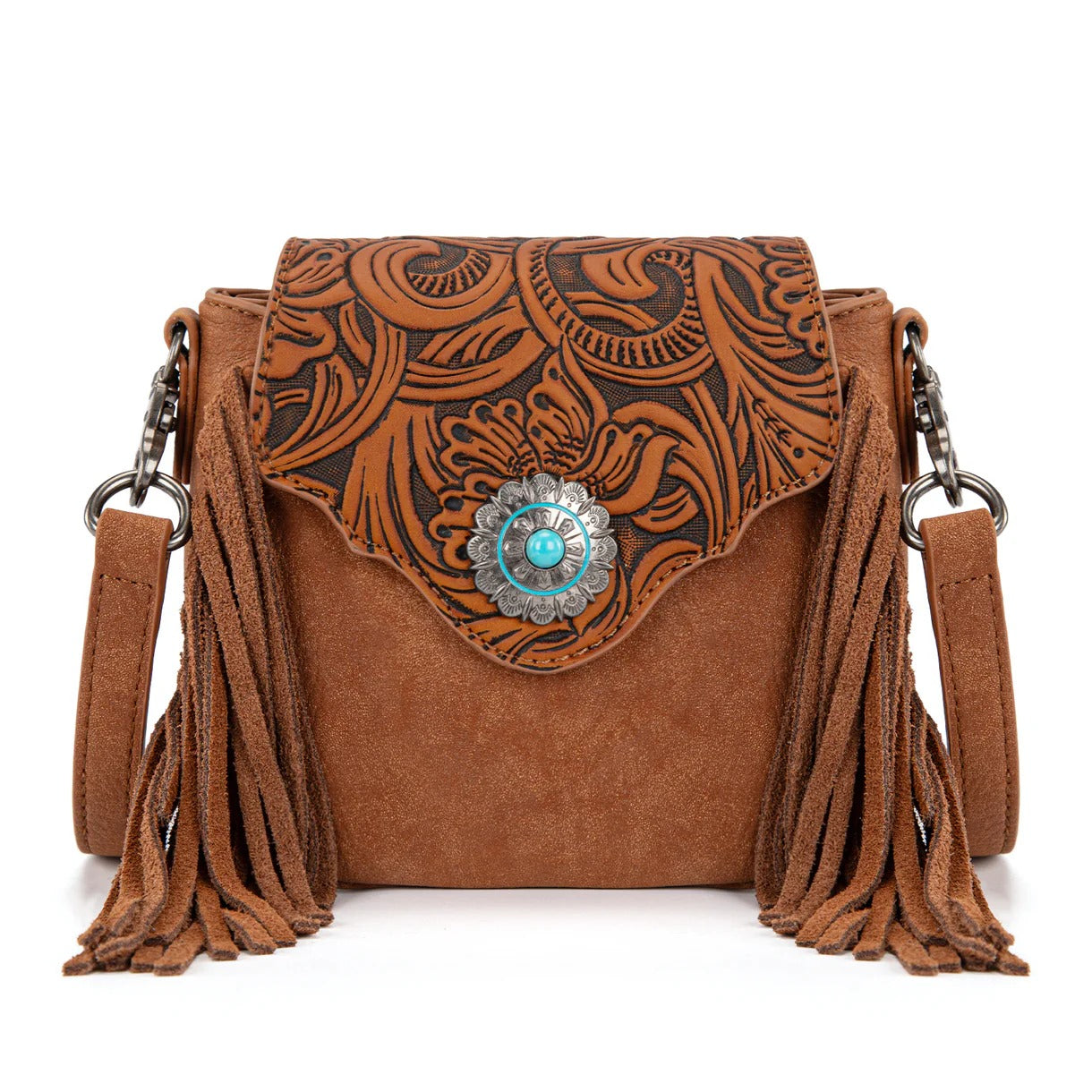 The Mini Chestnut Concho Purse by Montana West