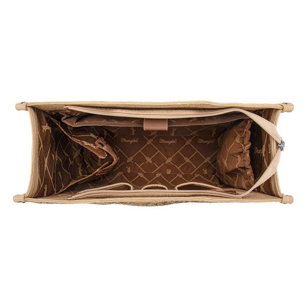 The Ranchette Tote in Tan by Wrangler