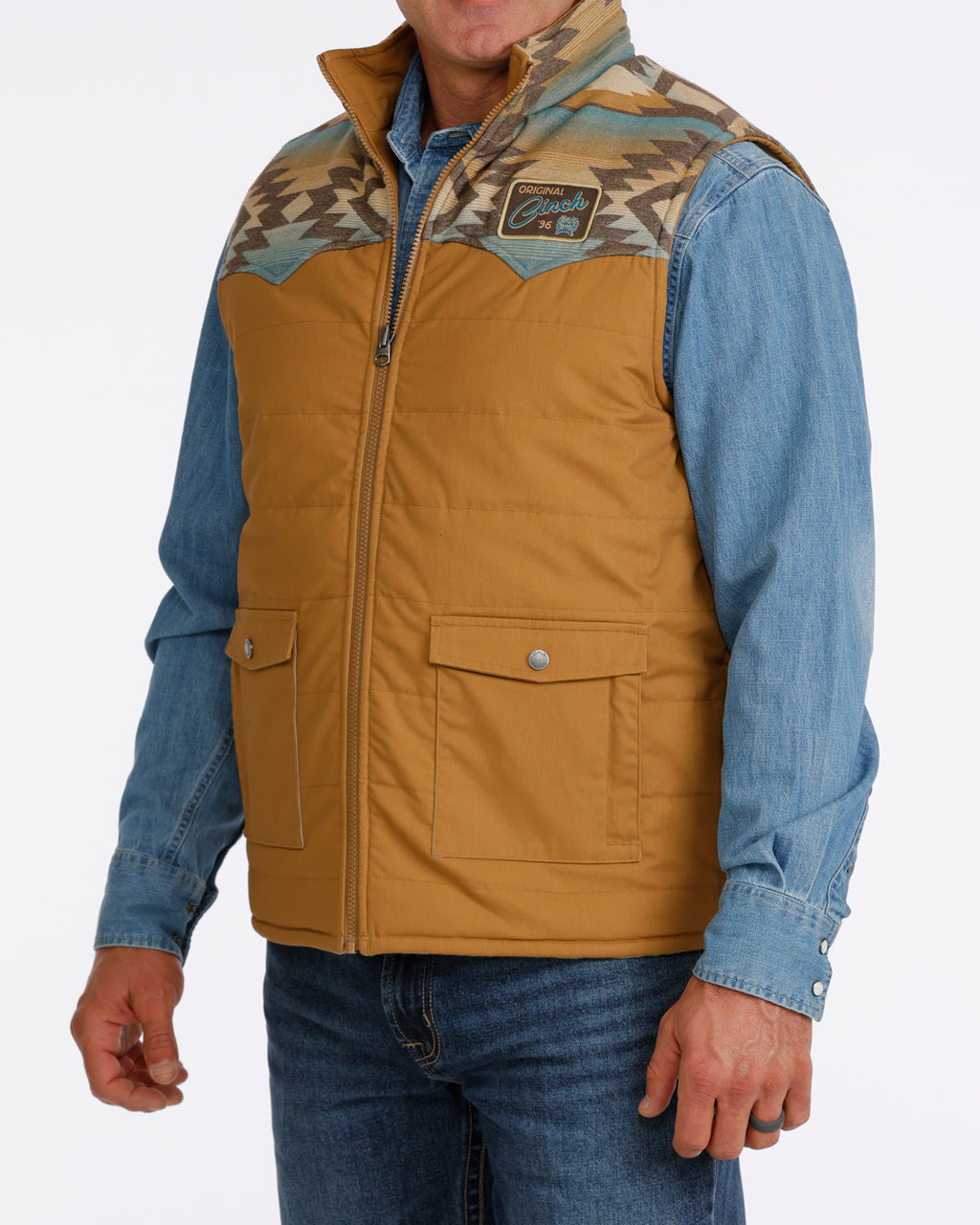 The Albuquerque At Noon Men's Reversible Vest by Cinch