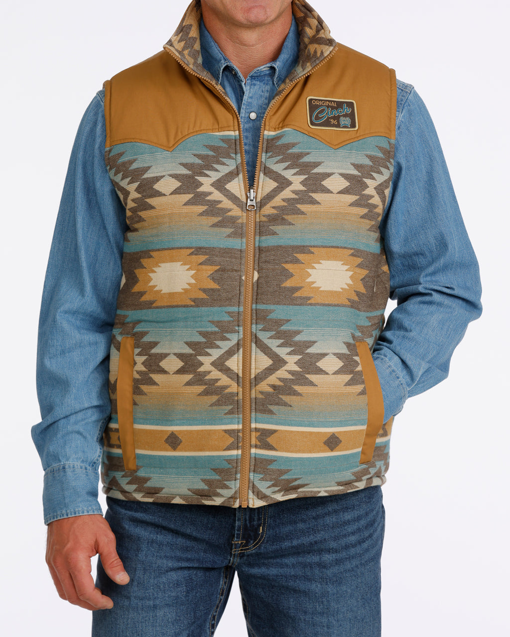 The Albuquerque At Noon Men's Reversible Vest by Cinch