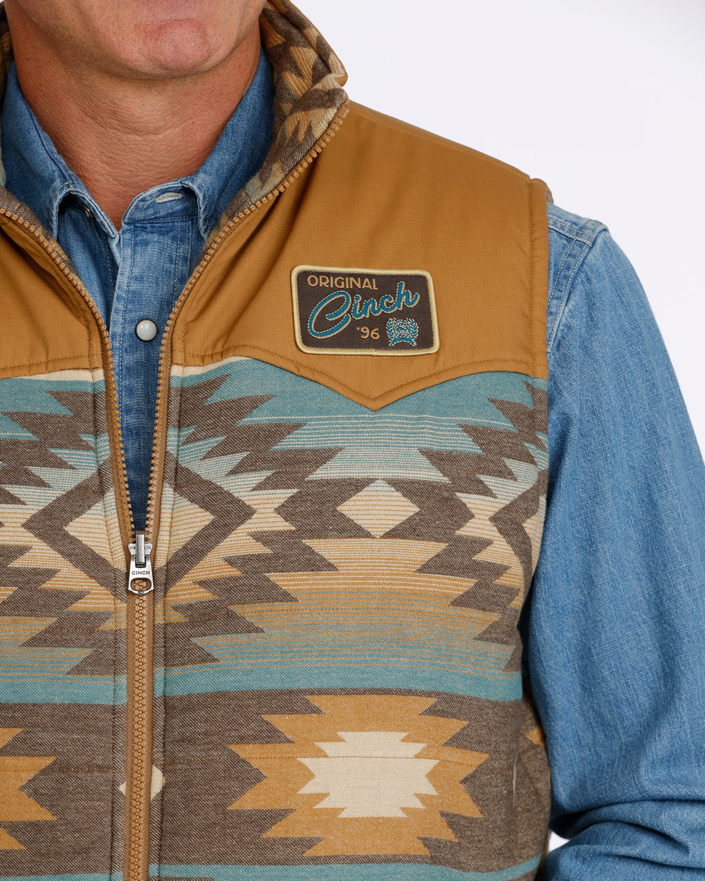 The Albuquerque At Noon Men's Reversible Vest by Cinch