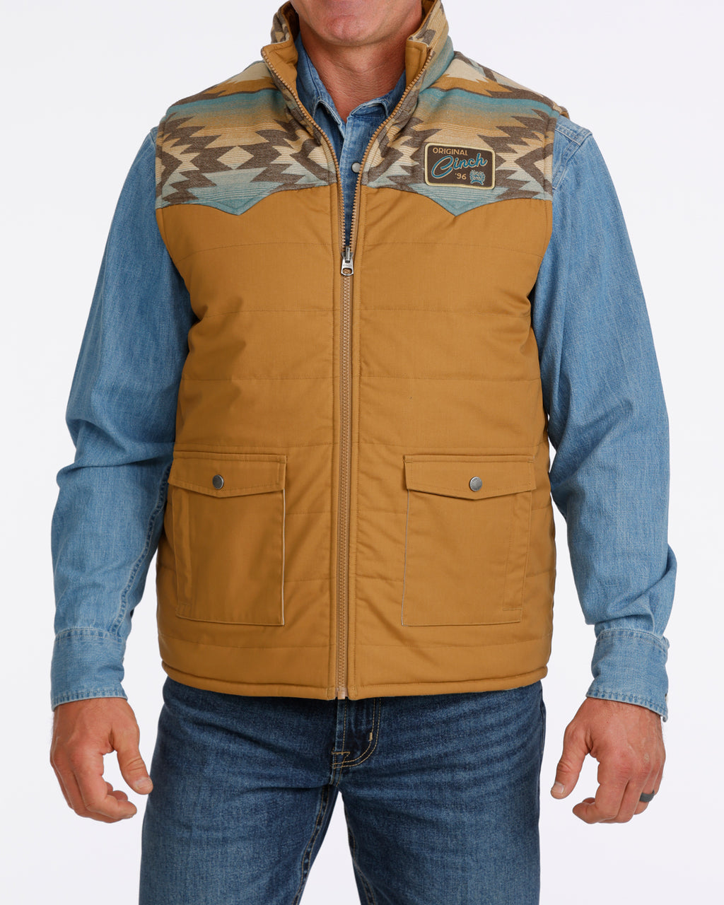 The Albuquerque At Noon Men's Reversible Vest by Cinch