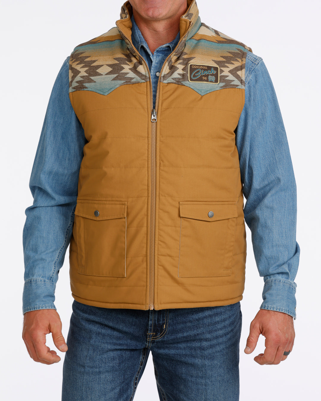The Albuquerque At Noon Men's Reversible Vest by Cinch