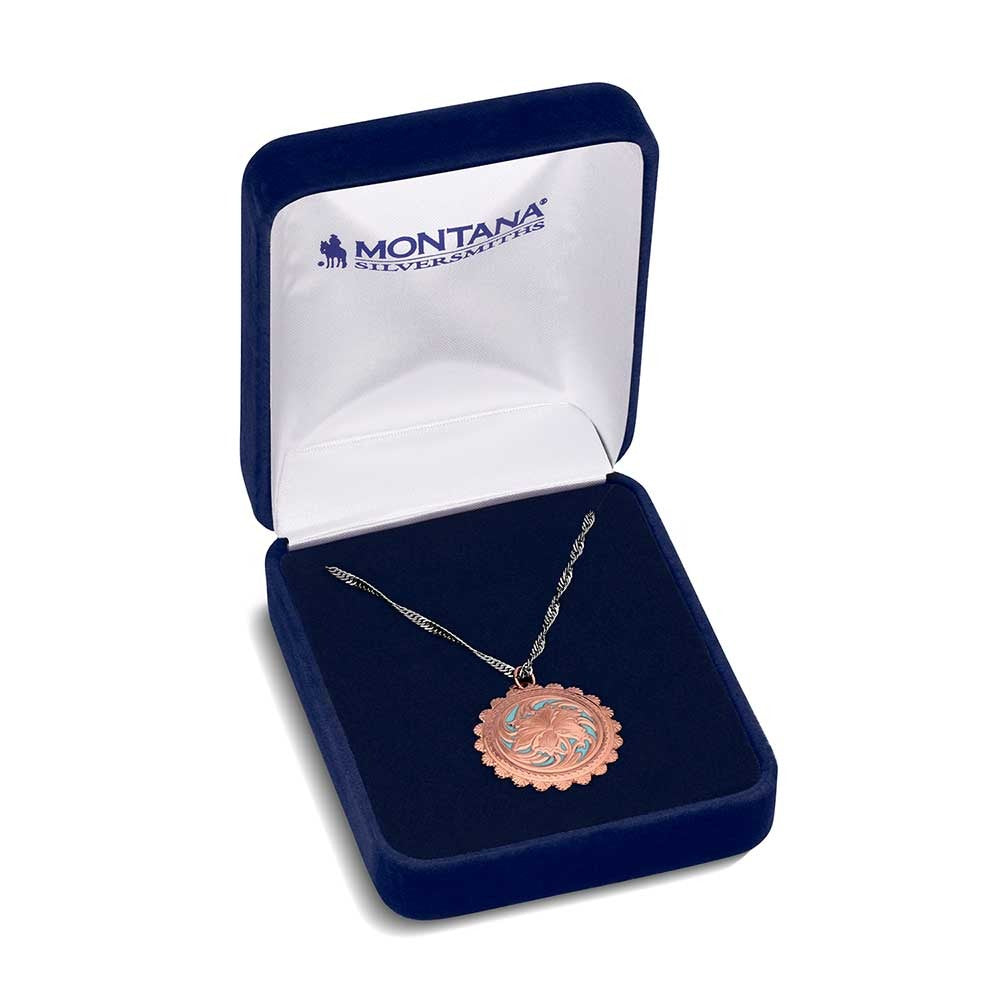 The Scalloped Edge Concho by Montana Silversmiths