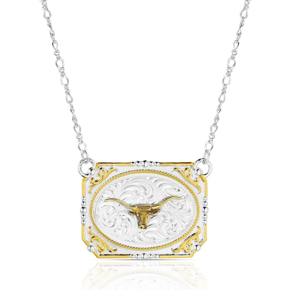 The Small Buckle Pendant by Montana Silversmiths