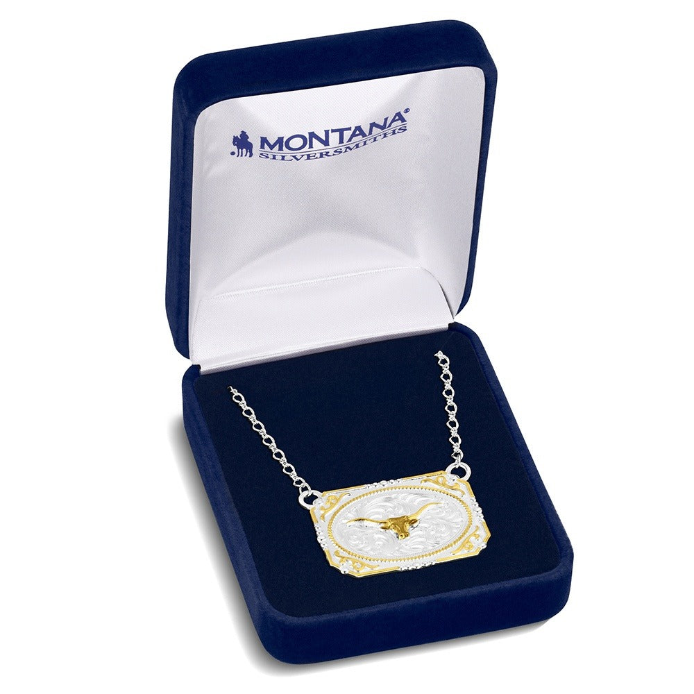 The Small Buckle Pendant by Montana Silversmiths