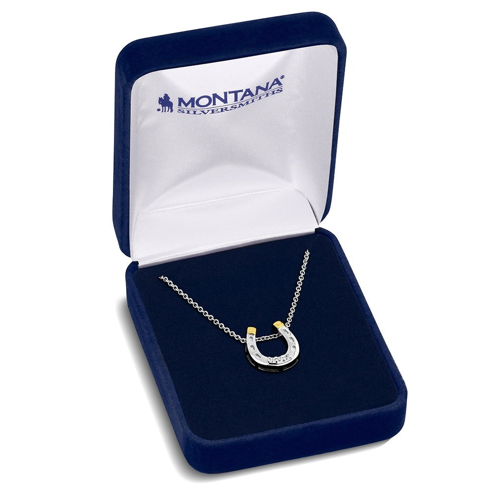 The AQHA Lucky Harmony Necklace by Montana Silversmiths