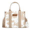 The Dairy Delight Wrangler Mini Tote Purse in Tan
