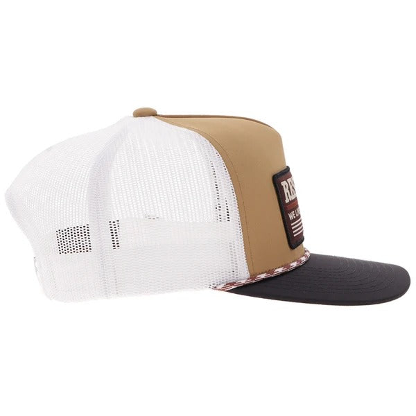 Resistol Hat by Hooey in Tan/White