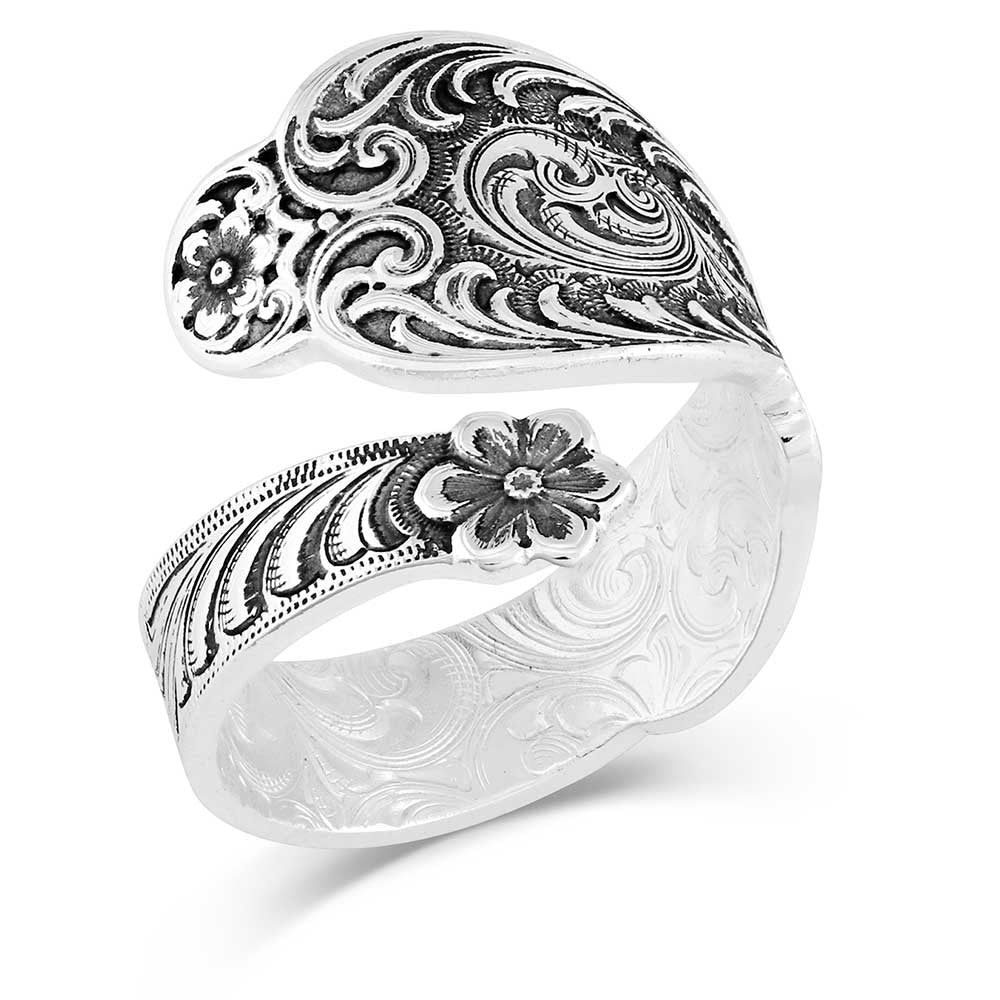 The Antique Spoon Wrap Ring by Montana Silversmiths