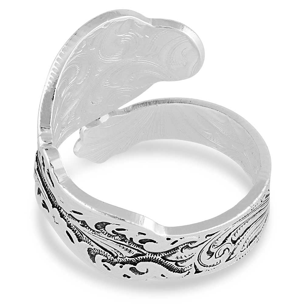 The Antique Spoon Wrap Ring by Montana Silversmiths