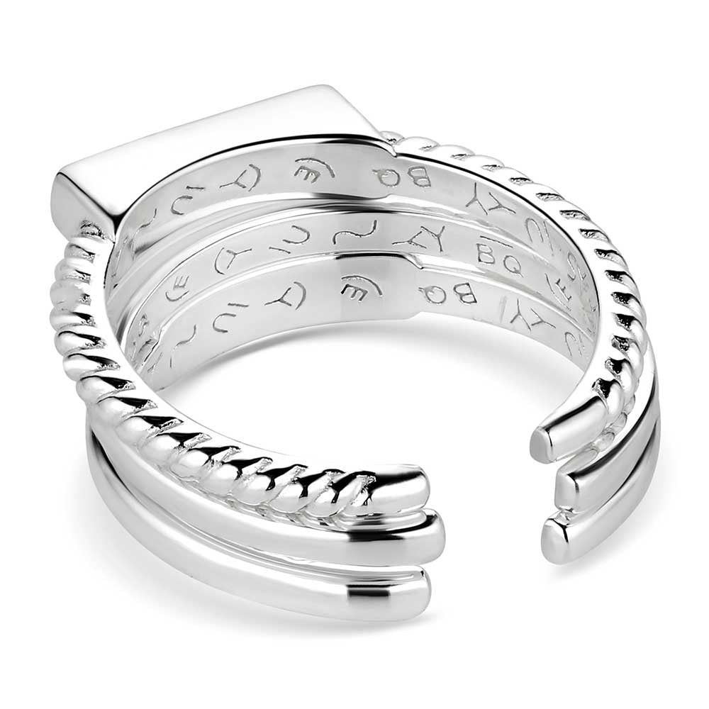 The Triple Threat 3 Pcs Ring Stack by Montana Silversmiths
