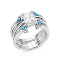 The Skyline 3 Pcs Ring Stack by Montana Silversmiths