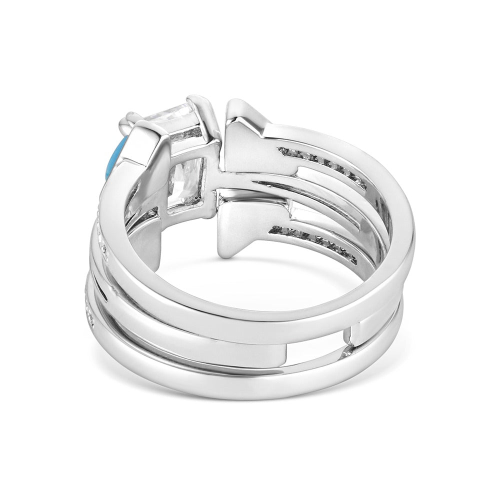 The Skyline 3 Pcs Ring Stack by Montana Silversmiths
