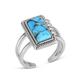 The Summer Rain Turquoise Ring by Montana Silversmiths