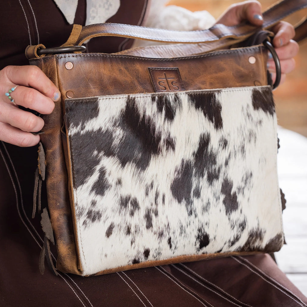 The Guadalupe Cowhide Olivia Bag by STS Ranch