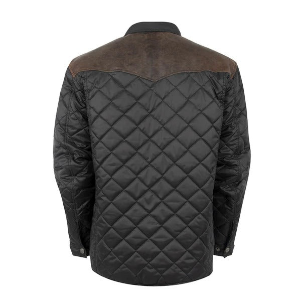 The Ransom Black w Leather Yoke Jacket By STS Ranch