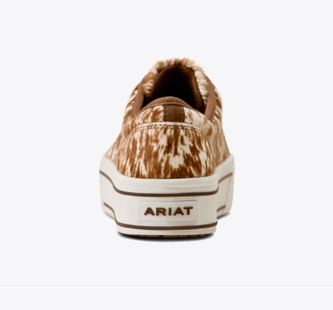 Skyler Sneaker by Ariat in Brown Speckled Cow Print
