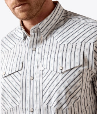 The Geo Stripe Classic Fit LS Snap Up Shirt by Ariat