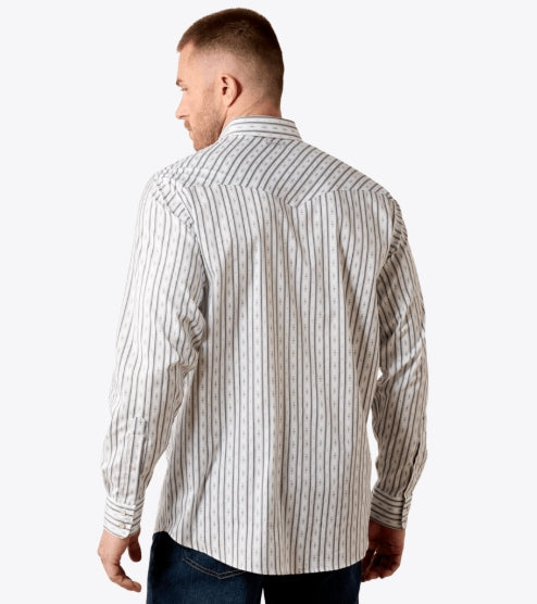 The Geo Stripe Classic Fit LS Snap Up Shirt by Ariat
