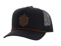 "Lone Star" Hat Black w/Leather Patch