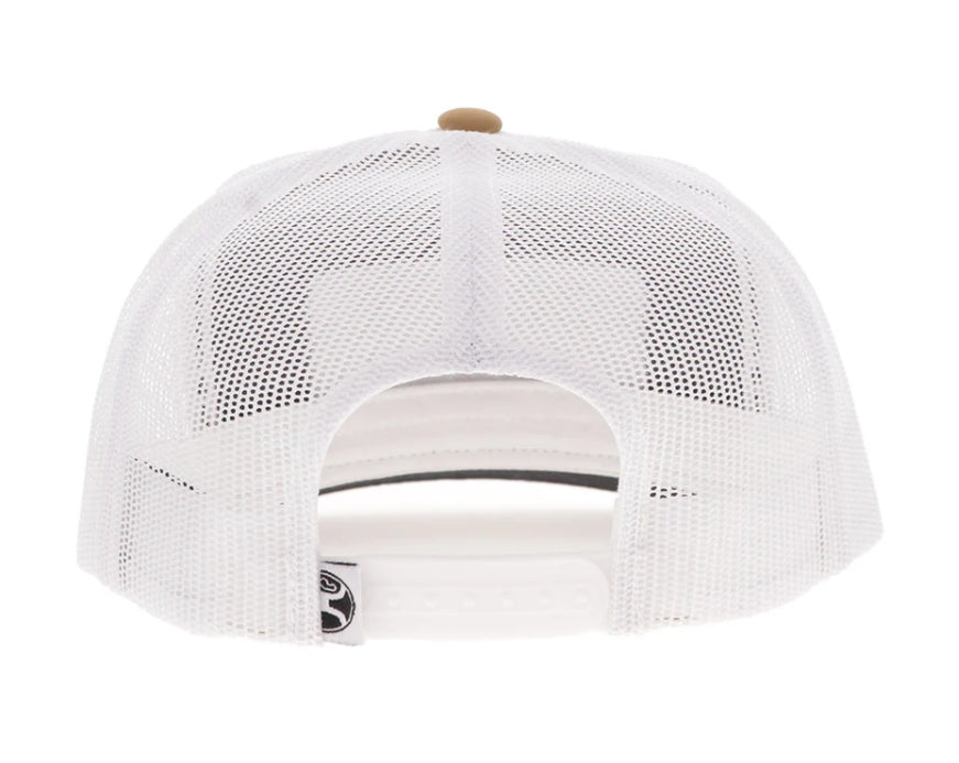 "Resistol" Hat Tan & White w/Black & Red Patch By Hooey