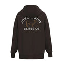 John Wayne Cattle Co Hoodie in Brown By Hooey