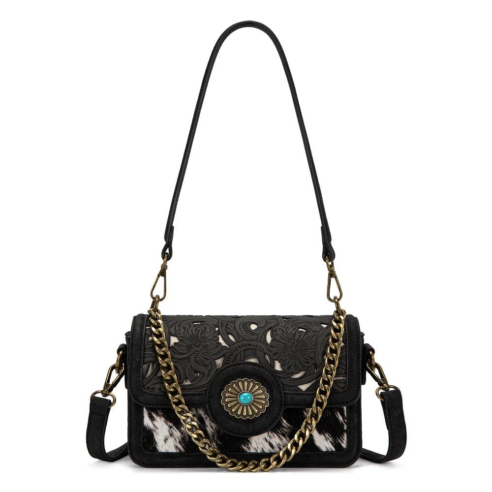 The Catalina Camrose Purse by Trinity Ranch - Black