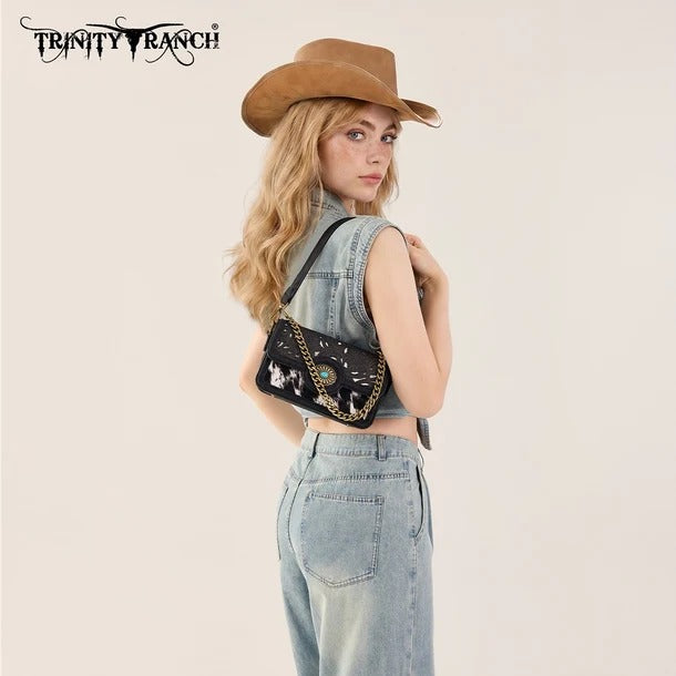 The Catalina Camrose Purse by Trinity Ranch - Black