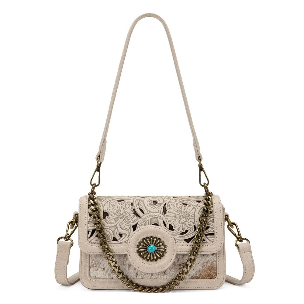 The Catalina Camrose Purse by Trinity Ranch - Cream
